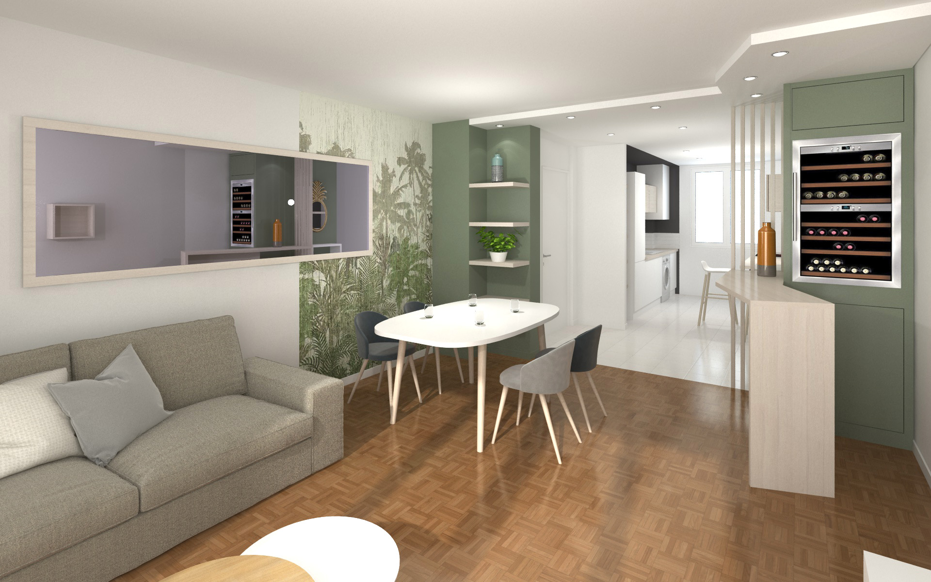 Appartement - conception d'un espace séjour