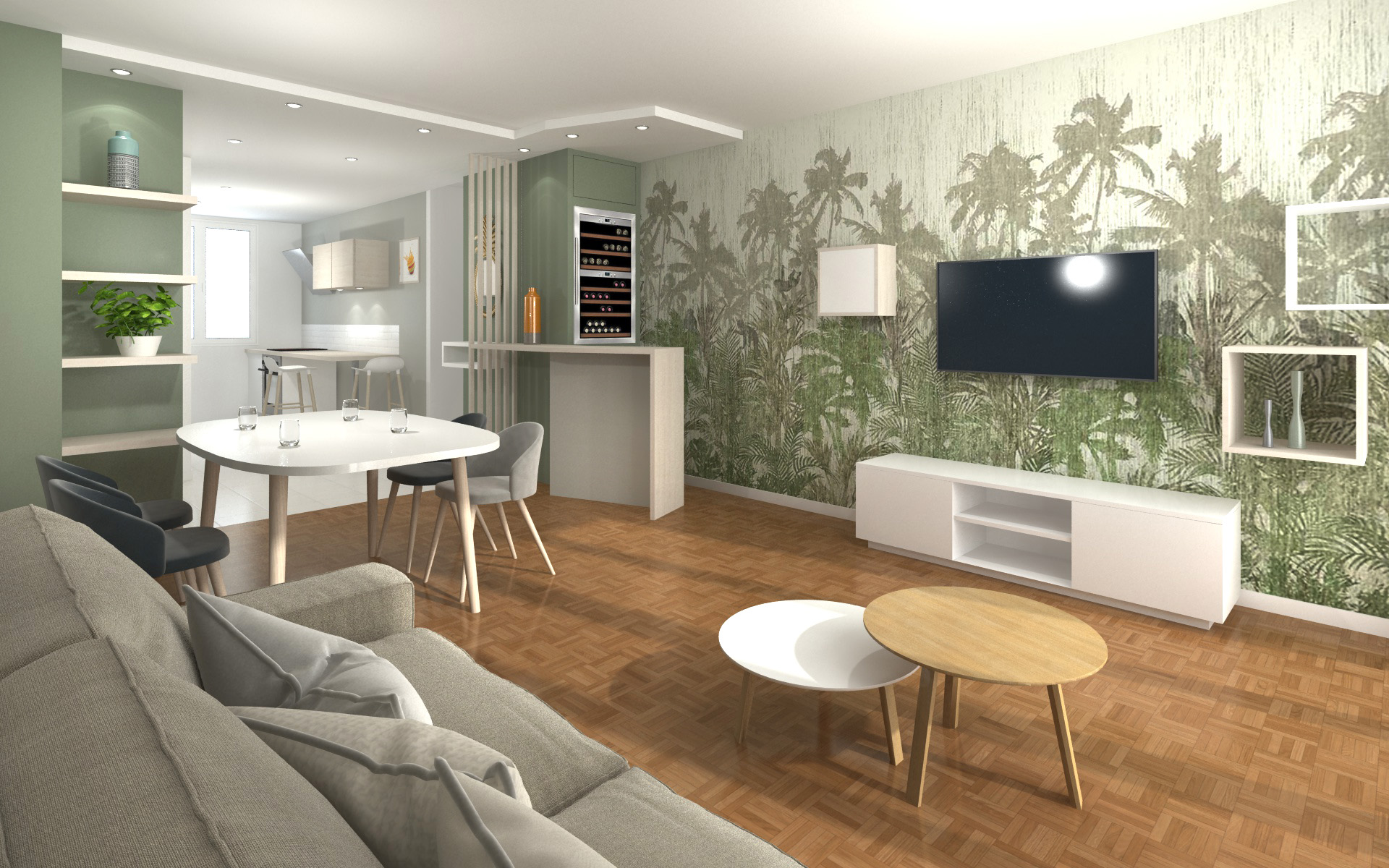 Appartement - conception d'un espace séjour