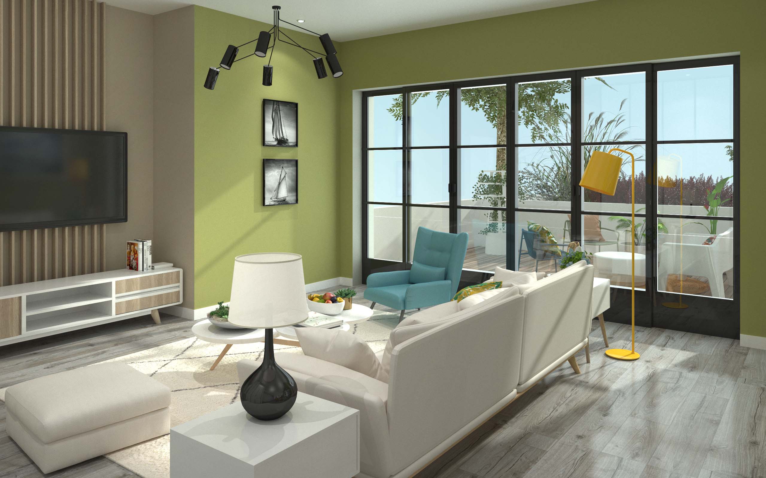 Un appartement T4 témoin